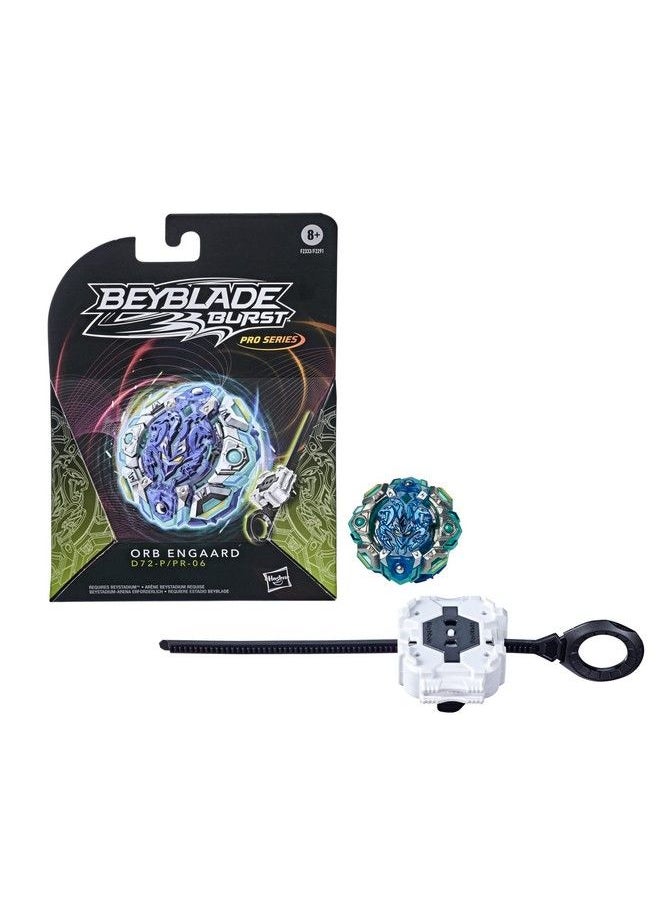 Burst Pro Series Orb Engaard Spinning Top Starter Pack Defense Type Battling Game Top With Launcher Toy