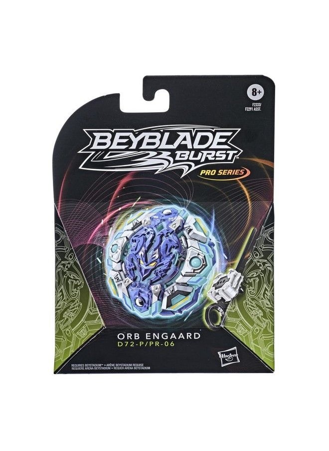 Burst Pro Series Orb Engaard Spinning Top Starter Pack Defense Type Battling Game Top With Launcher Toy