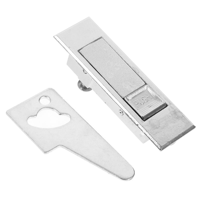Heavy Duty Push Button Cabinet Lock For Electrical And File Cabinets White Pearl - Image 2