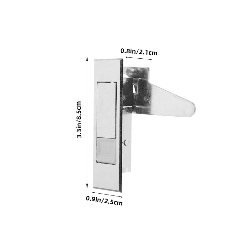 Heavy Duty Push Button Cabinet Lock For Electrical And File Cabinets White Pearl - Image 4