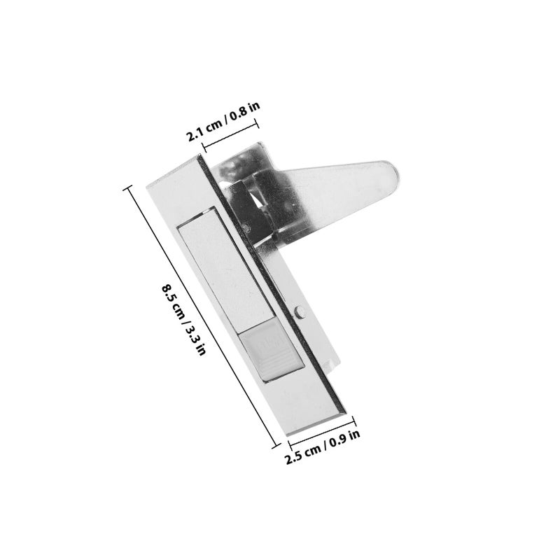 Heavy Duty Push Button Cabinet Lock For Electrical And File Cabinets White Pearl - Image 3