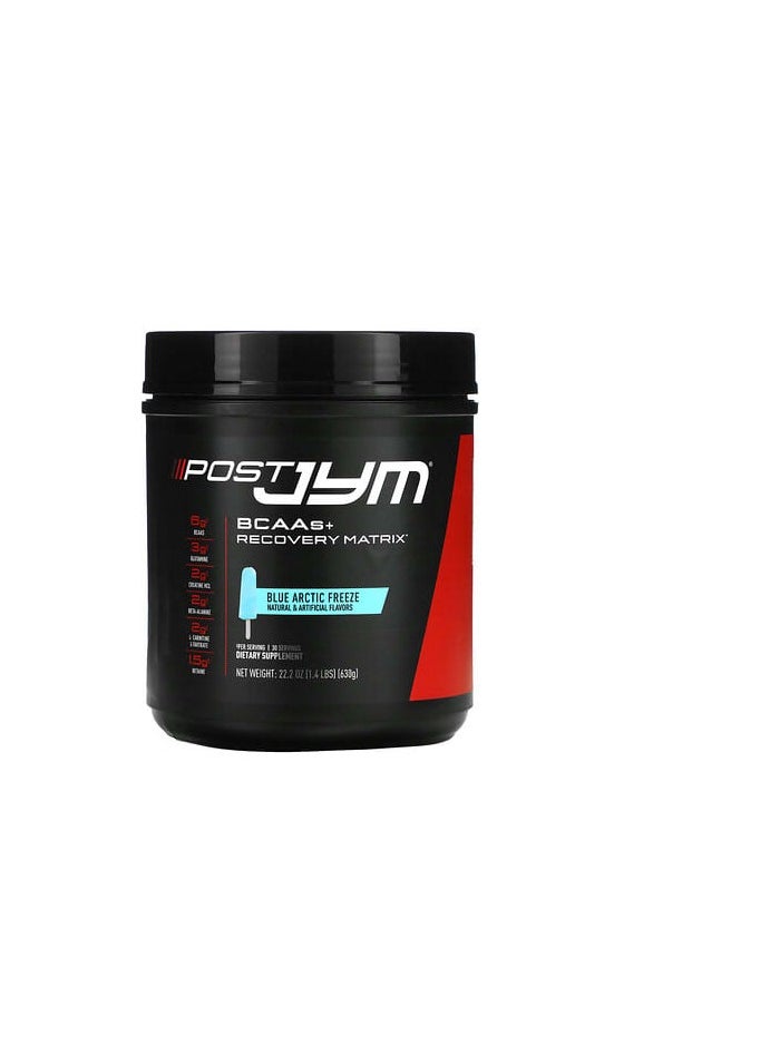 JYM Supplement Science BCAAs + Recovery Matrix Blue Artic Freeze 22 oz (630 g) - pzsku/Z845F4328AB57D47AE29DZ/45/_/1736919441/88b539ee-ad01-4a29-82af-be0ed5d440fe