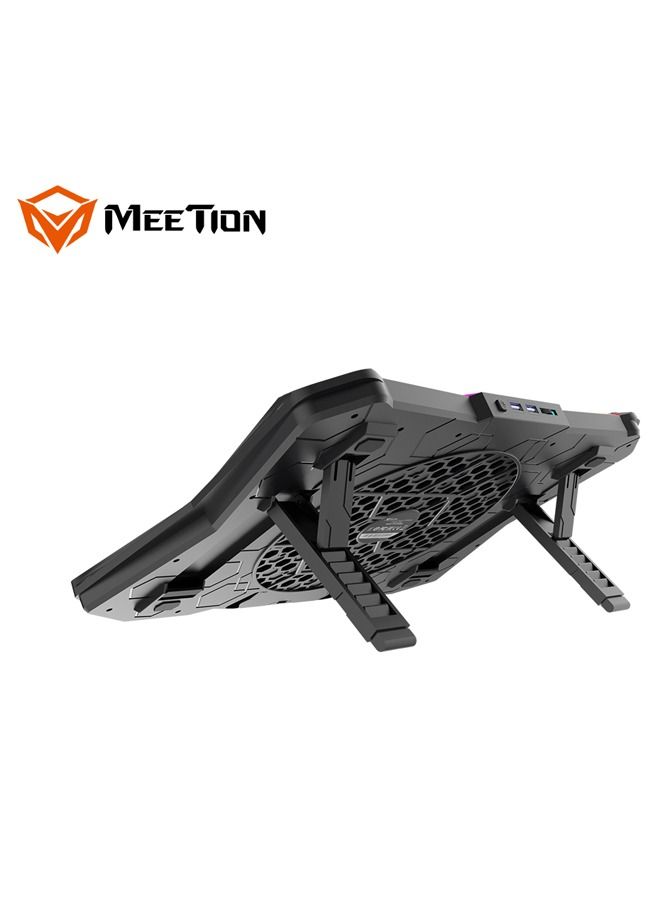 MEETION Adjustable inclination big fan cooling pad CP4040 - Image 3