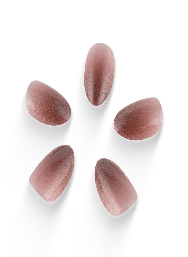 RENEE Stick On Nails Cat Eye Nail 04| 30 Reusable Artificial Fake Nail Set| Lightweight & Long Lasting| Easy To Use| Quick Fix For Festivals & Special Occasions - Image 2