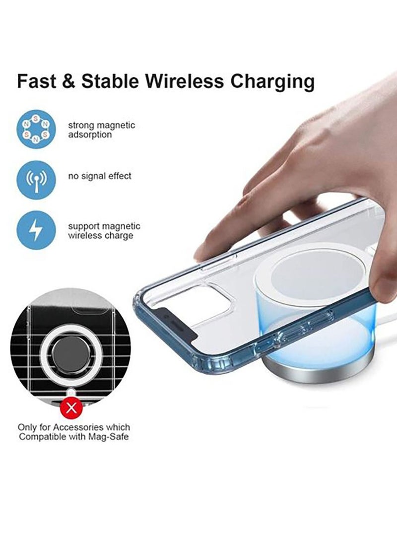 Generic For IPhone Xs Max (6.5 INCH) Electroplating Shockproof Magsafe Case (Transparent)  - Image 2