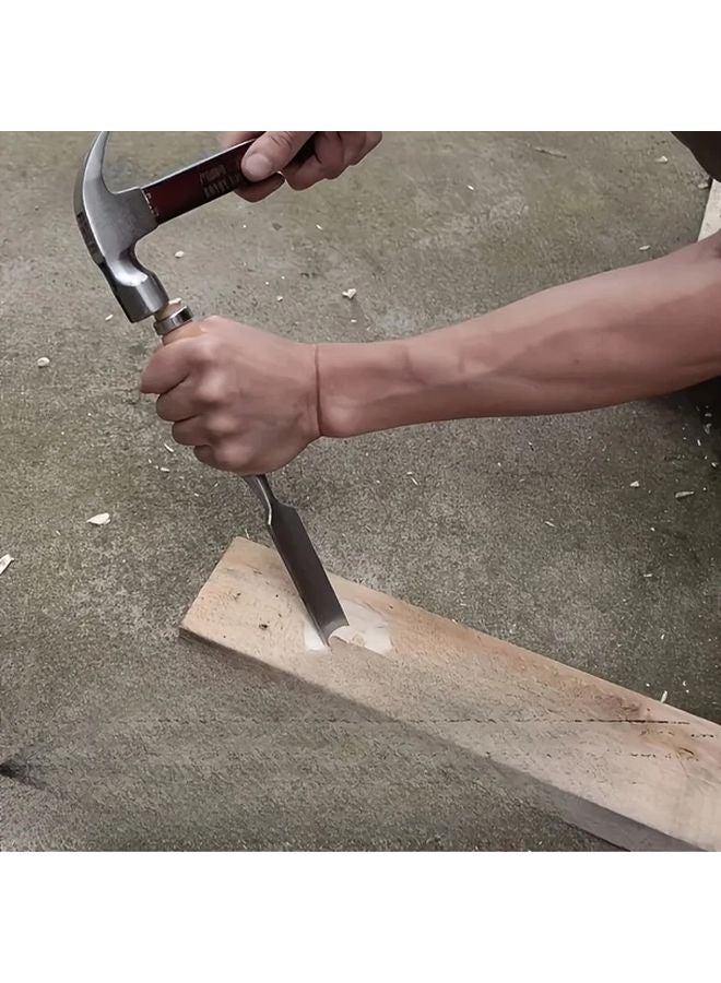 4pcs Half Round Wood Chisels Chrome Vanadium Steel Woodworking Carving Tools - Image 4