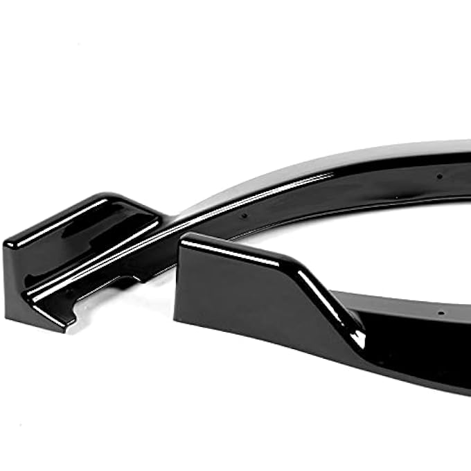 DriftX Performance 3pcs Front Bumper Splitter Spoiler Lip Compatible With 2018 2019 2020 2021 Kia Stinger GT-Line CK-Style, Air-Dam-Chin-Diffuser (Painted Black), 37x5x9 - Image 1