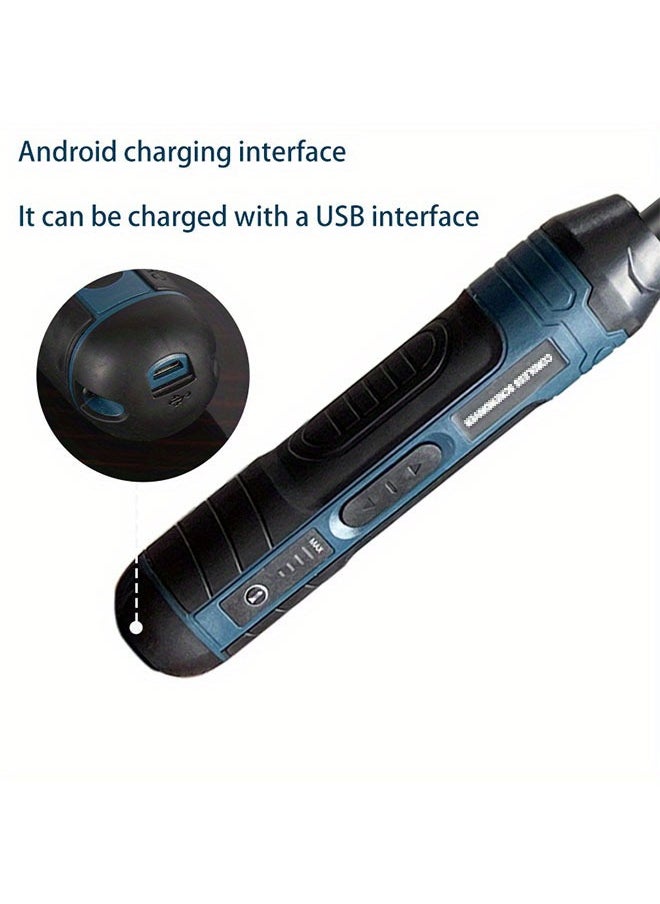 WINEENEE Heat-Resistant & Dustproof USB Cordless Screwdriver Kit with 105 Accessories – Adjustable Torque, Long-Lasting Battery for Saudi Home DIY Repairs & Professional Projects | Fast Charging & Portable Design  - Image 5