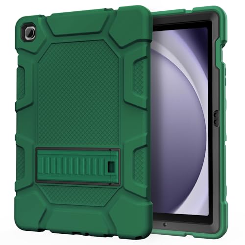 Azzsy Case for Samsung Galaxy Tab A9+/A9 Plus 11” 2024 Model (SM-X210/X216/X218), Heavy Duty Shockproof Rugged High Impact Protective Case, Alpine Green - Image 1