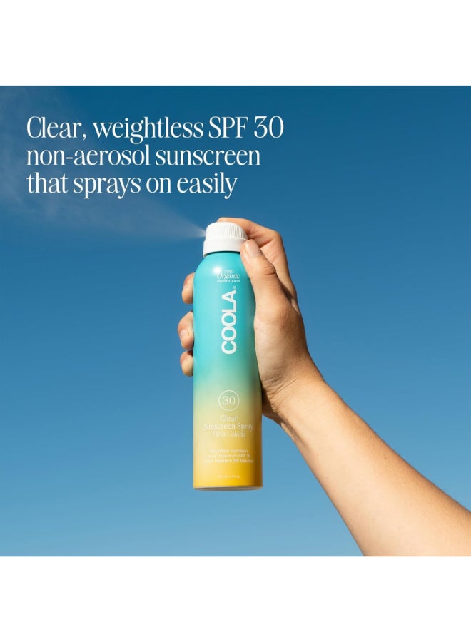COOLA Organic Sunscreen SPF 30 Sunblock Spray Dermatologist Tested Skin Care for Daily Protection Vegan and Gluten Free Pia Colada 6 Fl Oz - Image 4