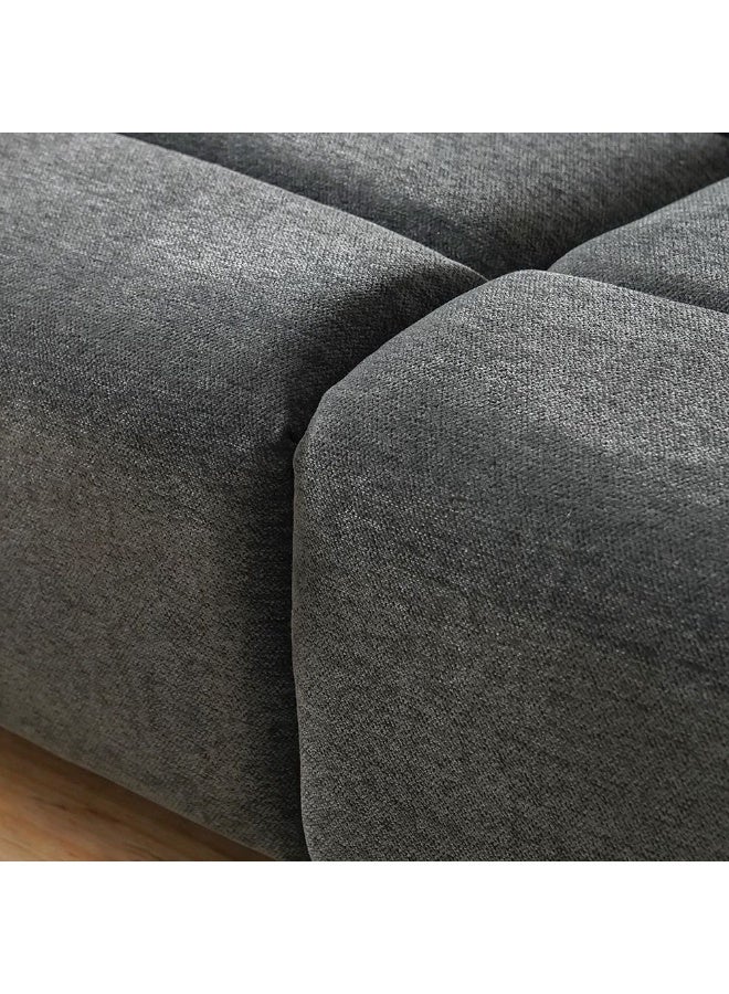 DANUBE HOME Quantum 2 Seater Fabric Power Motion Recliner - Grey | Stylish & Comfortable Sofa | Plywood + LVL Frame | Ideal for Living Room Furniture - Image 3