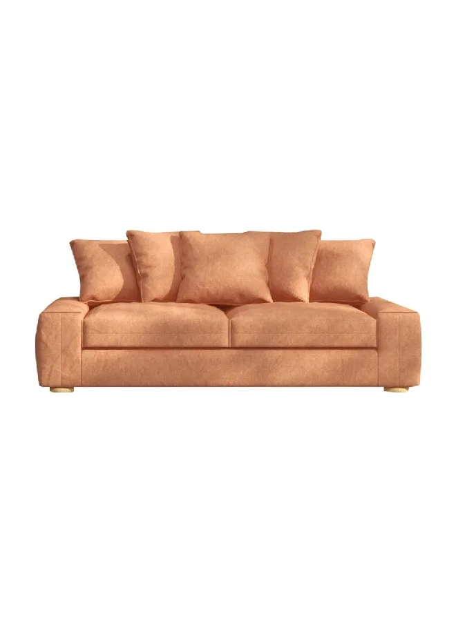 Micasa Elegant And Modern Design 3-Seater Sofa Brown 65 X 100 X 230 Cm 2023-6 3P