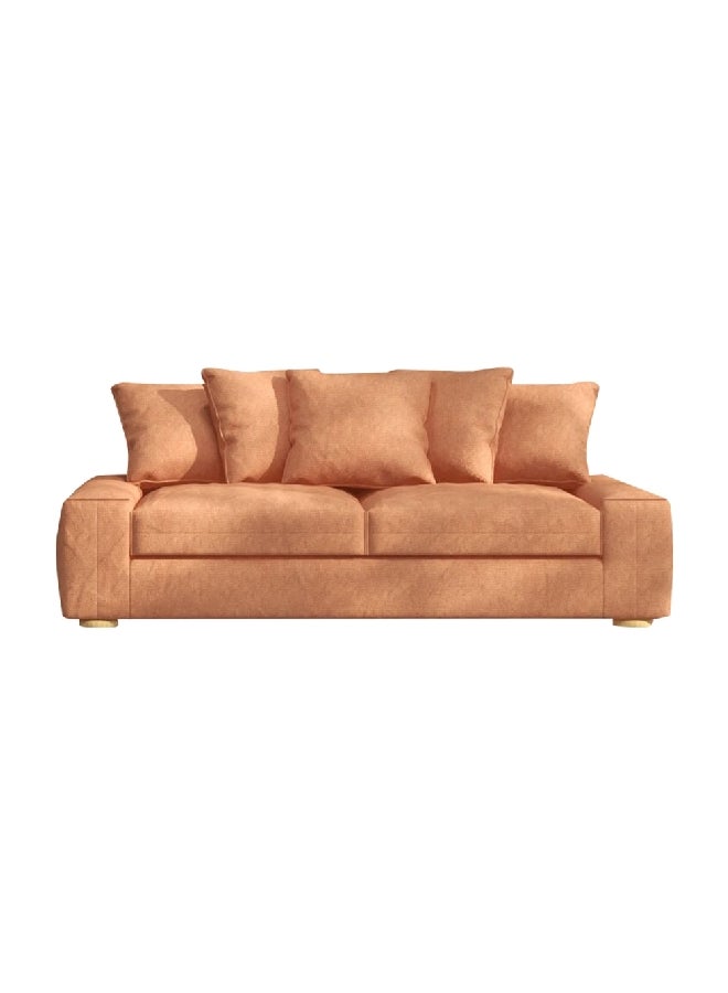 Micasa Elegant And Modern Design 3-Seater Sofa Brown 65 X 100 X 230 Cm 2023-6 3P - Image 1