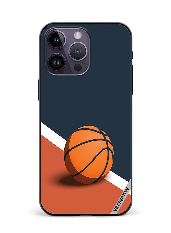 VR CREATIVE Protective Case Cover For Apple iPhone 16 Pro Max Basketball Design Multicolour