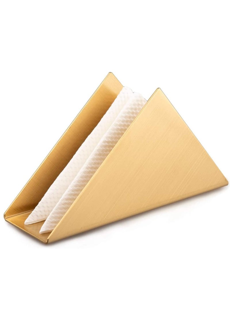 سجن سفما الفولاذ المقاوم للصدأ حامل منديل كوكتيل ذهبي مستقل موزع منديل المشروبات - Image 2