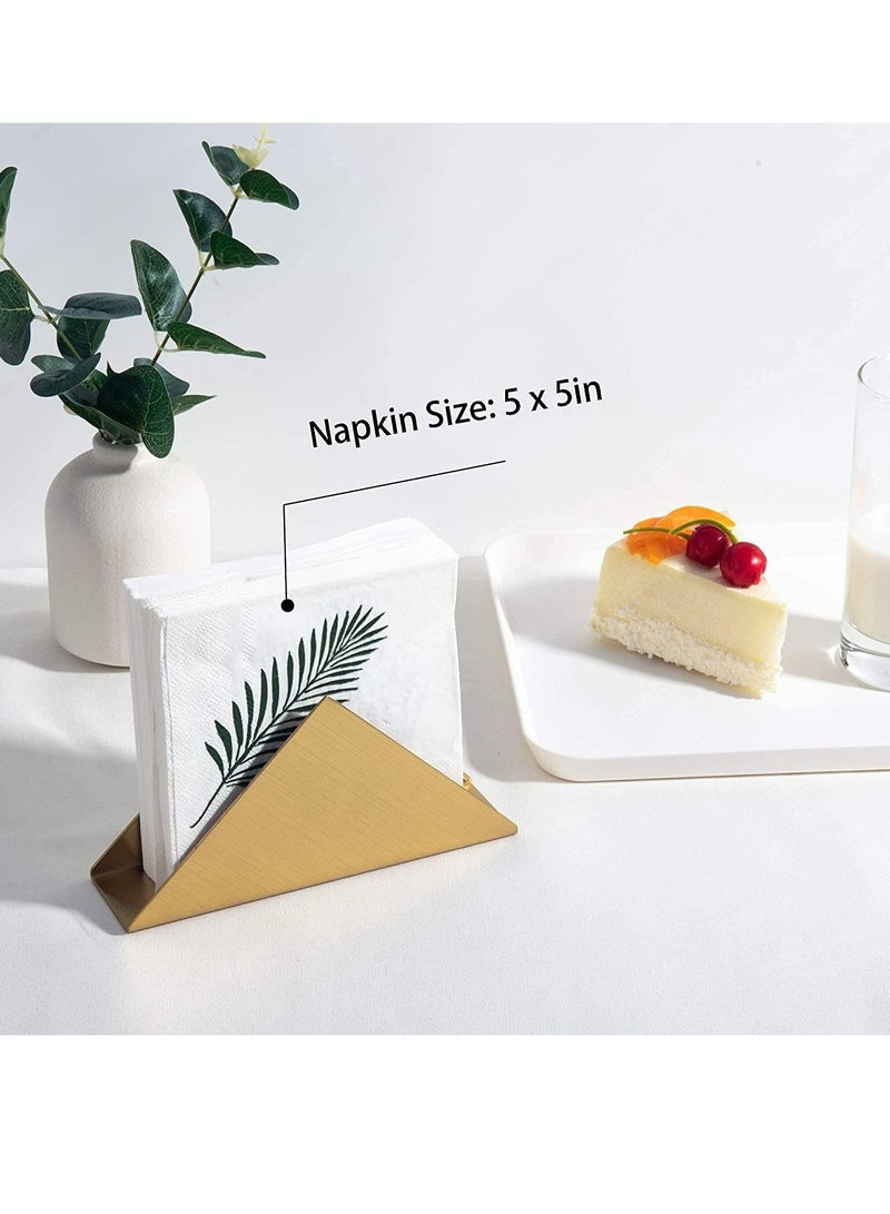 سجن سفما الفولاذ المقاوم للصدأ حامل منديل كوكتيل ذهبي مستقل موزع منديل المشروبات - Image 5