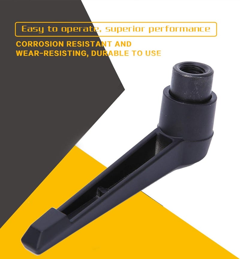 Wal front 4Pcs Clamping Lever Handle M4/5/6/8/10/12 Level Adjustable Handles Knob Female Thread Machinery Adjustable Handle Clamping Handle Lever (M5) - Image 4