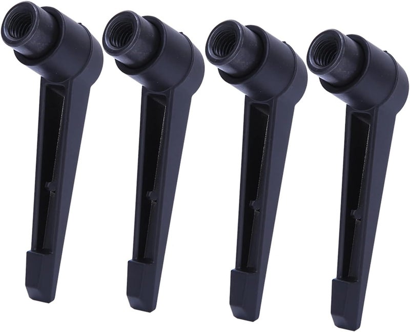 Wal front 4Pcs Clamping Lever Handle M4/5/6/8/10/12 Level Adjustable Handles Knob Female Thread Machinery Adjustable Handle Clamping Handle Lever (M5) - Image 1