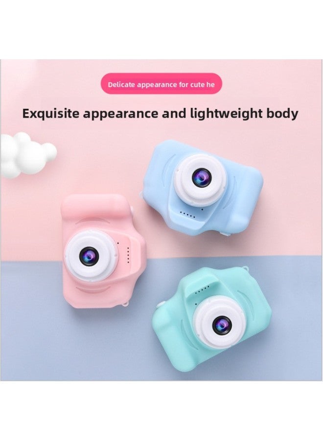 Children's Camera Educational Toy HD Mini SLR Camera Cartoon Toy Digital Camera-Color:X2 [general Clear Model-blue] - Image 2