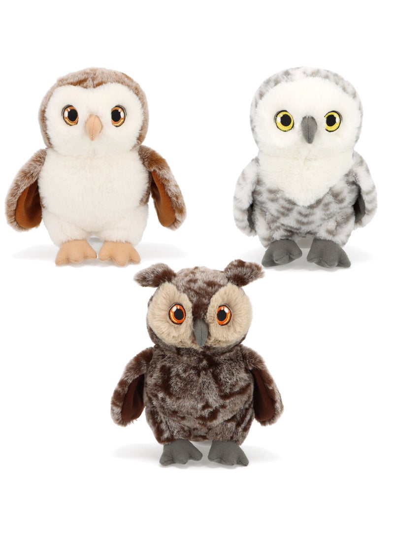 Keel Toys Keeleco Owl 18cm, Assorted 1 Piece (Style & Color May Vary) | Soft Toy | Plush Toy | Gift for Kids and Adults - Image 1