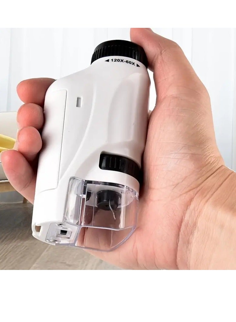 Pocket Microscope For Kids, Portable Handheld Mini Microscope Toy - Image 2