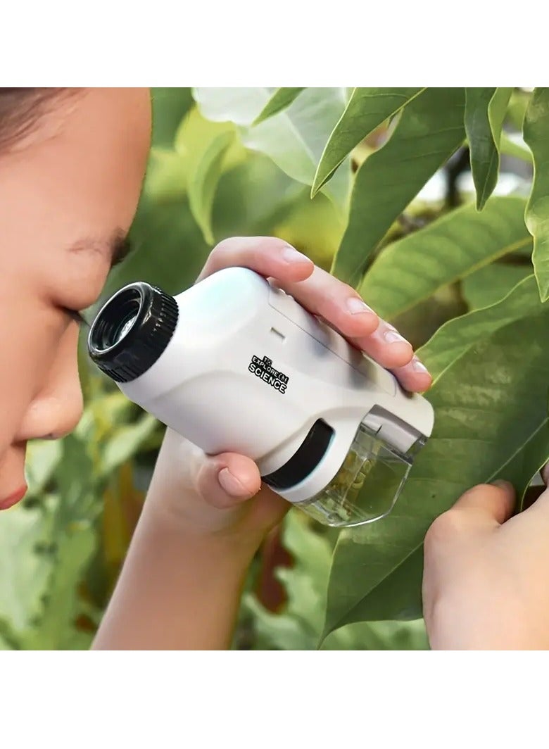 Pocket Microscope For Kids, Portable Handheld Mini Microscope Toy - Image 1