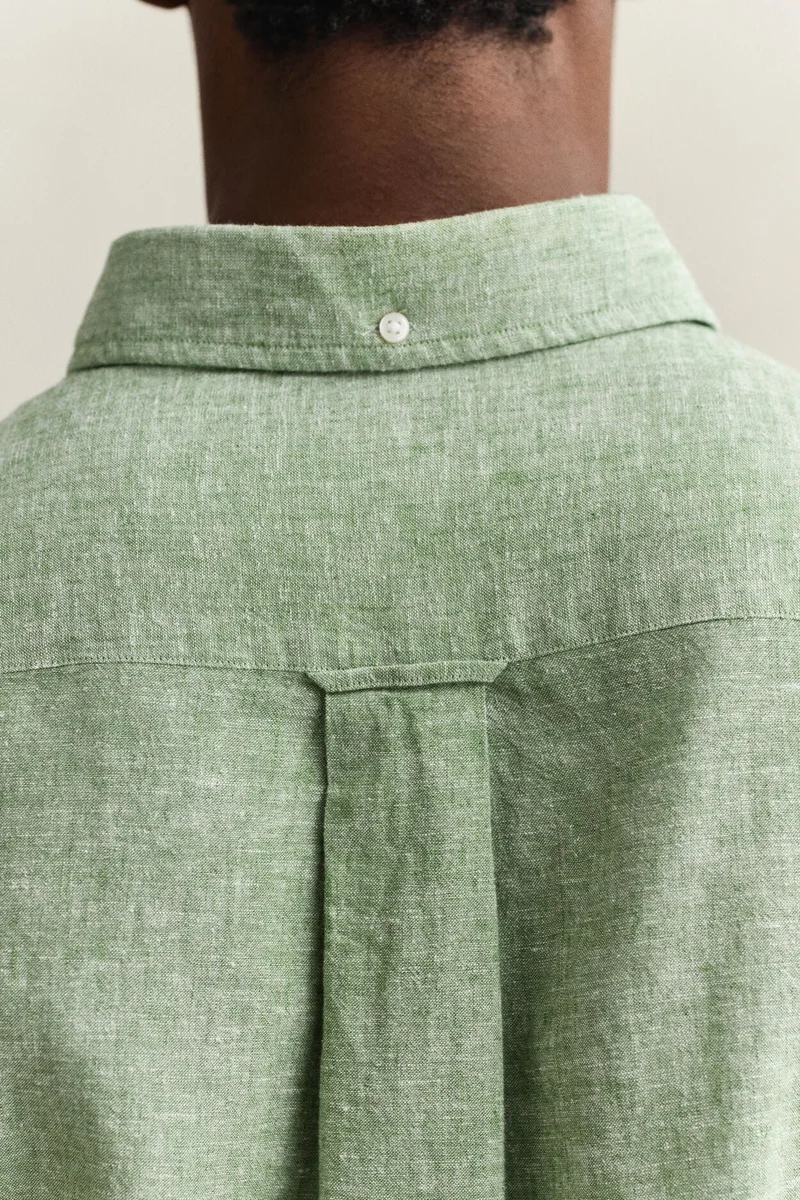 GANT  Regular Cotton Linen Shirt for Men | Best Price UAE