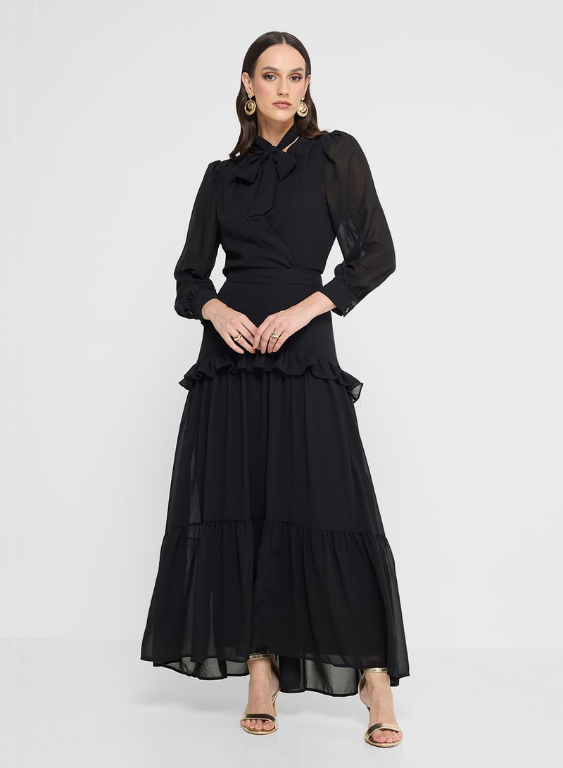 Khizana Puff Sleeve Dress - Image 1