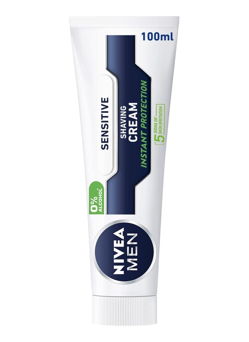 Nivea - NIVEA MEN Shaving Cream, Sensitive Chamomile & Hamamelis, 100ml + After Shave Balm 100ml - Image 1
