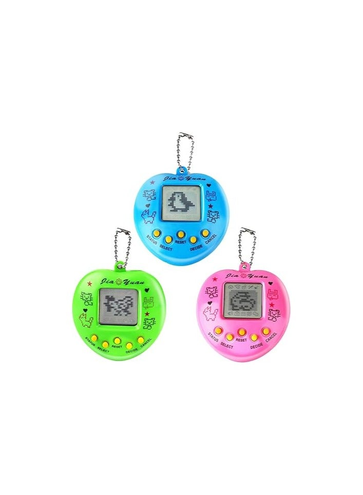 Virtual Cyber Pet Toy Digital Pets Game Console Handheld Machine Mini Bag Electronic Animals Toy with Keychain for Children  - Image 1