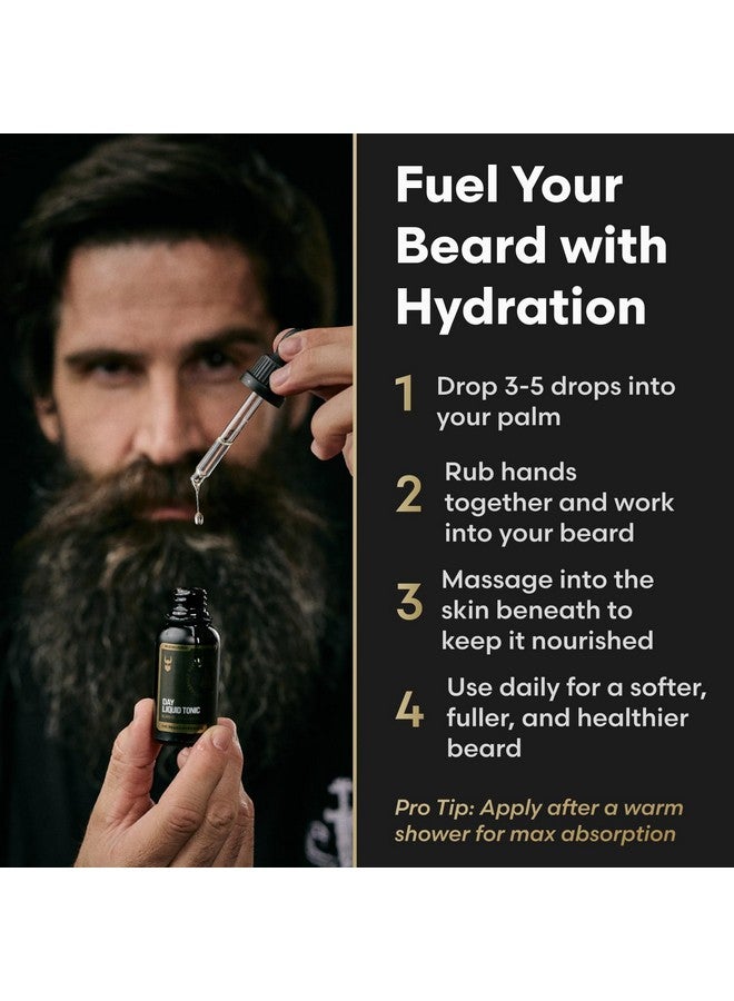 The Beard Struggle - Day Liquid Tonic Beard Oil - Platinum Collection, Surtr's Fury - Beard Oil for Men - Moisturize, Softens Hair, Reduces Itch - Day Time Beard Growth Oil (1 Fl oz) - Image 3
