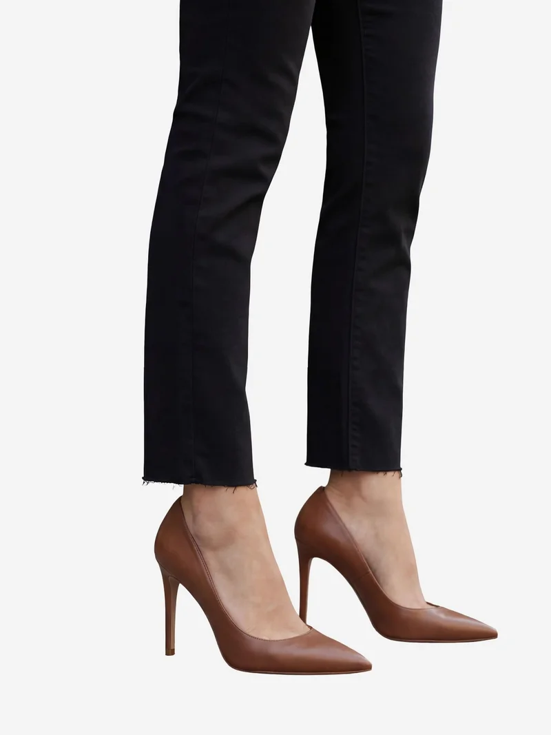 MY FASHION Black MY FASHION High Waist Skinny Leg Denim Pants for Women | Best Price UAE