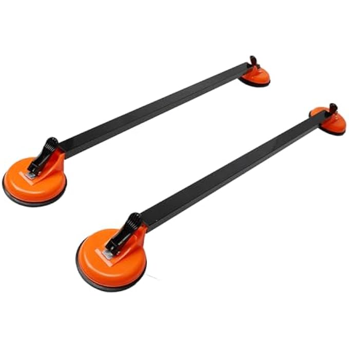 rayihni 2 Pcs 36.22 Inch Car Roof Rack, Roof Rack Cross with Suction Mount, Steel Tube Car Top Crossbars Multifunctional Rooftop Cargo Luggage Carrier for Vehicles - Image 1