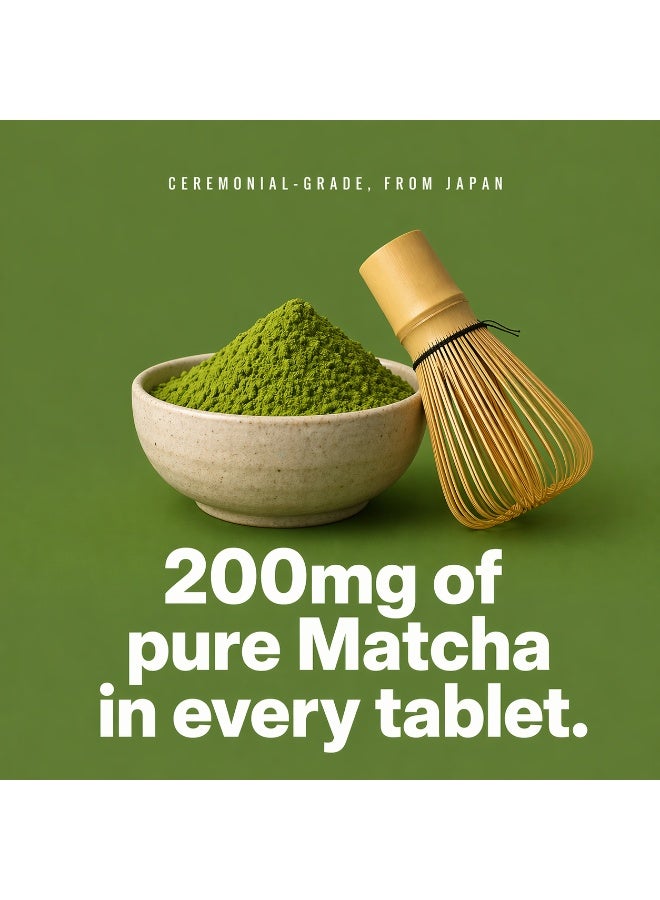 VALEO Matcha Green Tea Effervescent Tabs (20) Organic Japanese Ceremonial-grade Matcha - Image 4