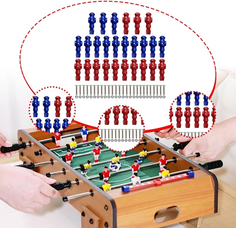 26 Pieces Foosball Players Mini Tabletop Soccer Repair Parts Entertainment Components Reliable Pp Material Suitable for Sports Lovers Game - Image 4