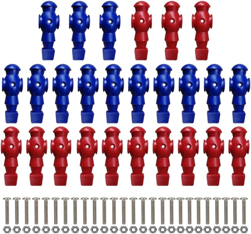 26 Pieces Foosball Players Mini Tabletop Soccer Repair Parts Entertainment Components Reliable Pp Material Suitable for Sports Lovers Game - Image 1