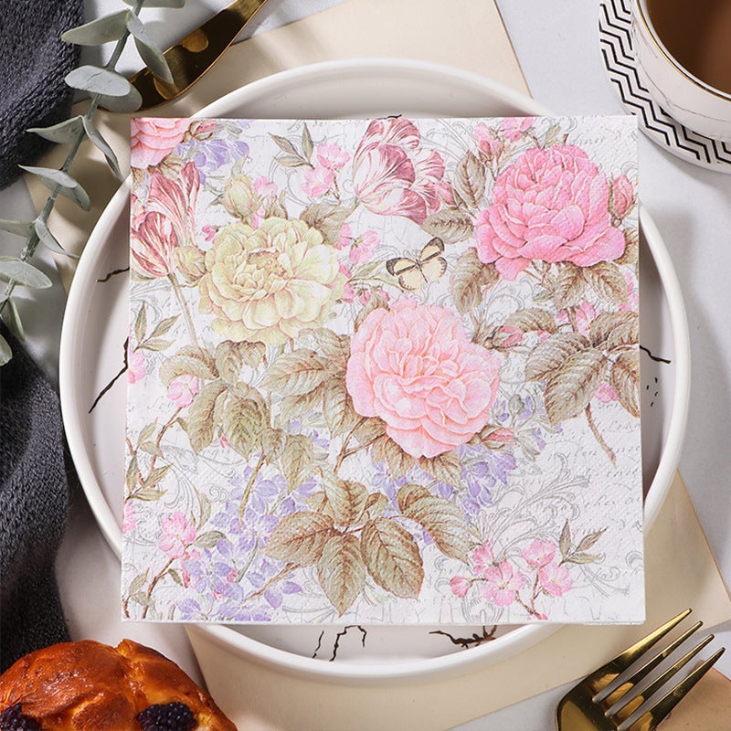 Three-Dimensional Printing Napkin Paper Towel Western Restaurant Bakery For Facial Tissue - Image 5