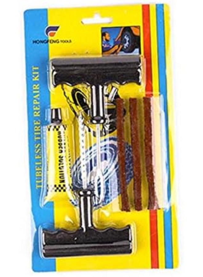 Generic Car Bike Auto Tubeless Tire Tyre Puncture Plug Repair Tool Kit  - Image 5