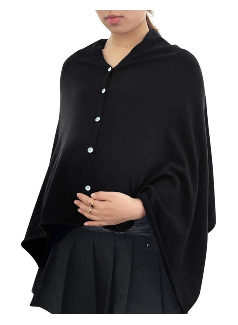 Moro Moro Adjustable Nursing Cover with Buttons – 360° Full Coverage, Ultra-Soft & Breathable - Image 4