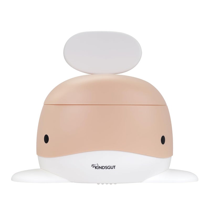 Kindsgut Whale Potty Training Toilet Ergonomic Toddler Potty for Boys Girls Designed in Germany NonSlip Easy Clean Peach - Image 2