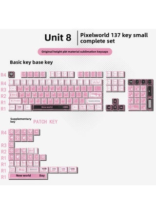 Gundam Comic Hundred Mixed Lamp Key Cap Original Height 136 Key Full Set Classic Simple Mechanical Keyboard Key Cap Key Meow-Color:Original Factory-comic Unit 8-136 Key Box - pzsku/Z8461CBB94DA2F03129CCZ/45/_/1741853677/754426ef-3e8f-4fe1-bee4-5041b82c1057