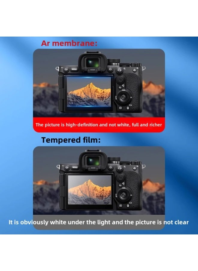 Generic For Sony A7M4 Camera Screen Low Reflection Anti-reflection Film SLR AR Tempered Soft Film Sony A7C Protective Film-Color:Sony A7m4  One Piece  - Image 4