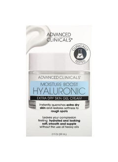 Advanced Clinicals Advanced Clinicals, Moisture Boost Hyaluronic, Extra Dry Skin Gel Cream , 2 fl. oz. (59 ml)  - Image 2