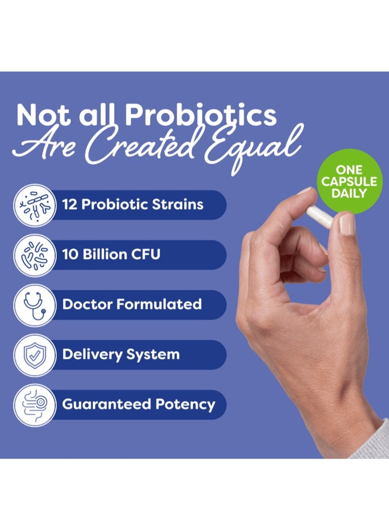 Probulin Daily Care Probiotic 10 B, 30 Capsules - Image 4