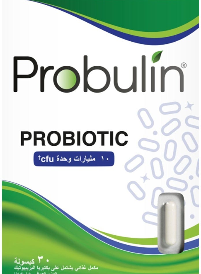 Probulin Daily Care Probiotic 10 B, 30 Capsules - Image 1