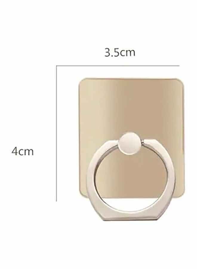 تمام موبائل فون گولڈ کے لیے انگلی کی انگوٹھی ہولڈر اسٹینڈ - Image 3