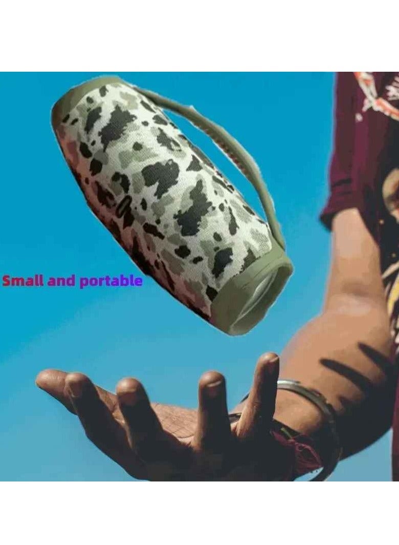 Outdoor Subwoofer, Lightweight And Portable Boombox Speaker, Waterproof High Quality Sound Music Player With Comfortable Handle For Outdoor Parties Picnic Camping, (1pc, Camouflage) - Image 4