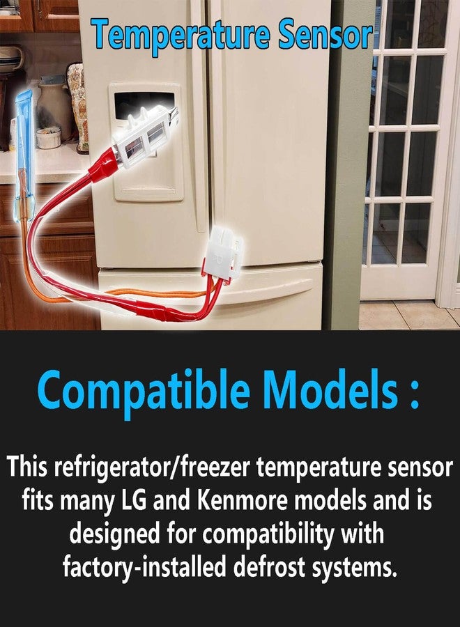 BSNOVT Refrigerator Freezer Temperature Sensor ACM73919214 6615JB2005S Replacement for LG & Kenmore Models, Defrost Controller Sensor Replaces ACM73919202 AP6004251 PS11732655 4322974 - Image 3