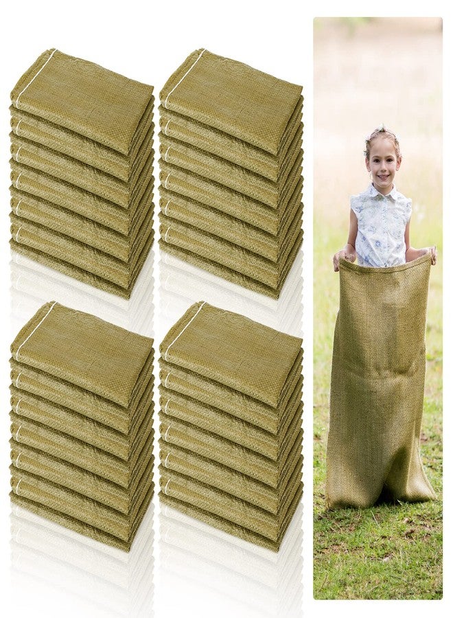 Woanger 24 Pcs Potato Sack Race Bags, Large Seed Sack 24 x 39 Inch for Adults Kids Outdoor Lawn Games, Outdoor Sports Games, Yard, Birthday, Family Reunion, Barbecue, Picnic, Storage - Image 1