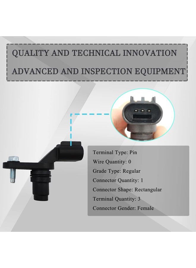 HiSport 1 PCS Cam Camshaft Position Sensor CPS Compatible with Buick Chevrolet Pontiac GM SAAB Saturn 2007-2017 L4-2.4L Replacement for OEM 12577245  - Image 2